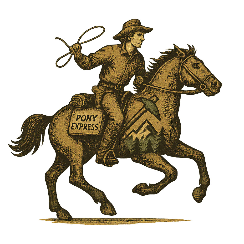 Illustration of galloping horse